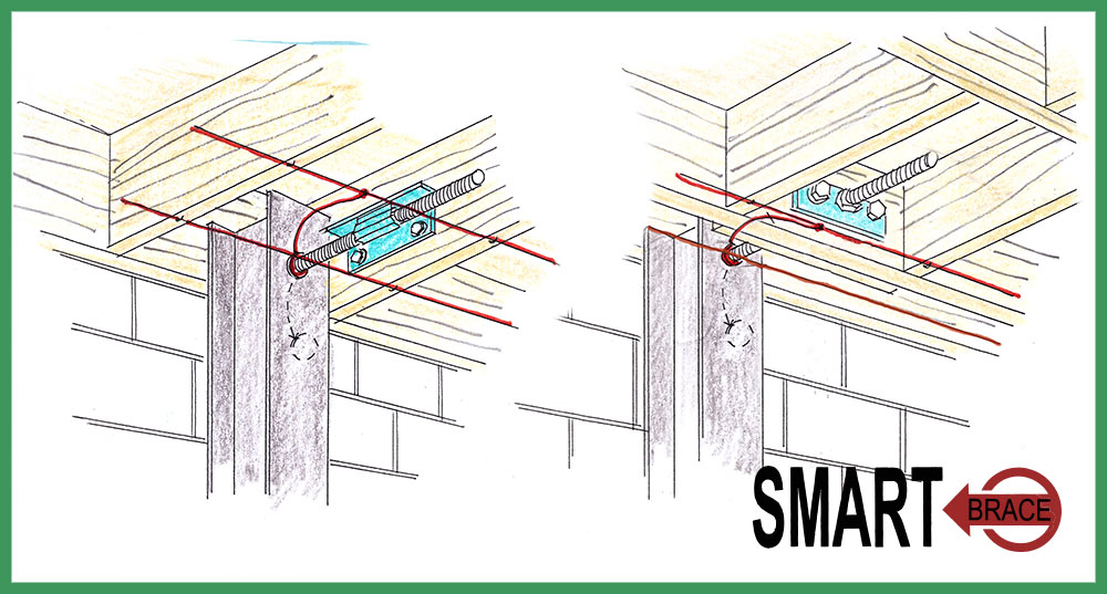 Bowed foundation repair